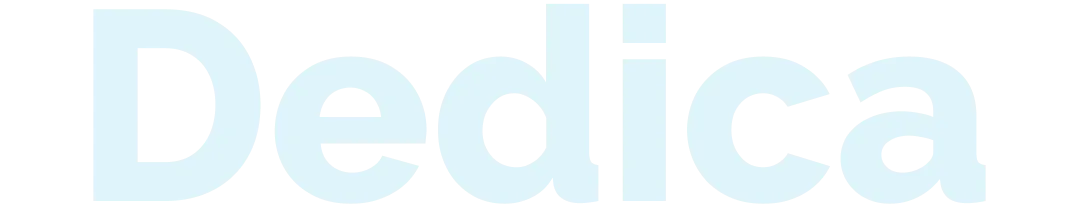 Dedica Teknoloji A.Ş. pattern yazı