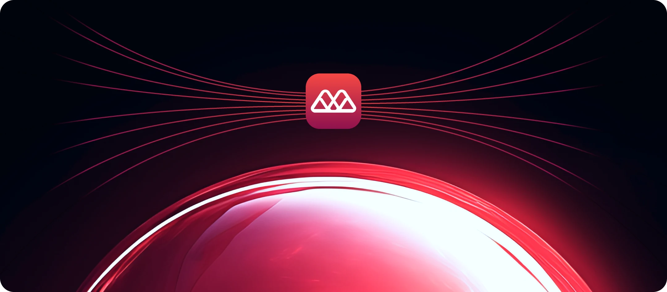 Globe icon and Pinacolada sphere animation