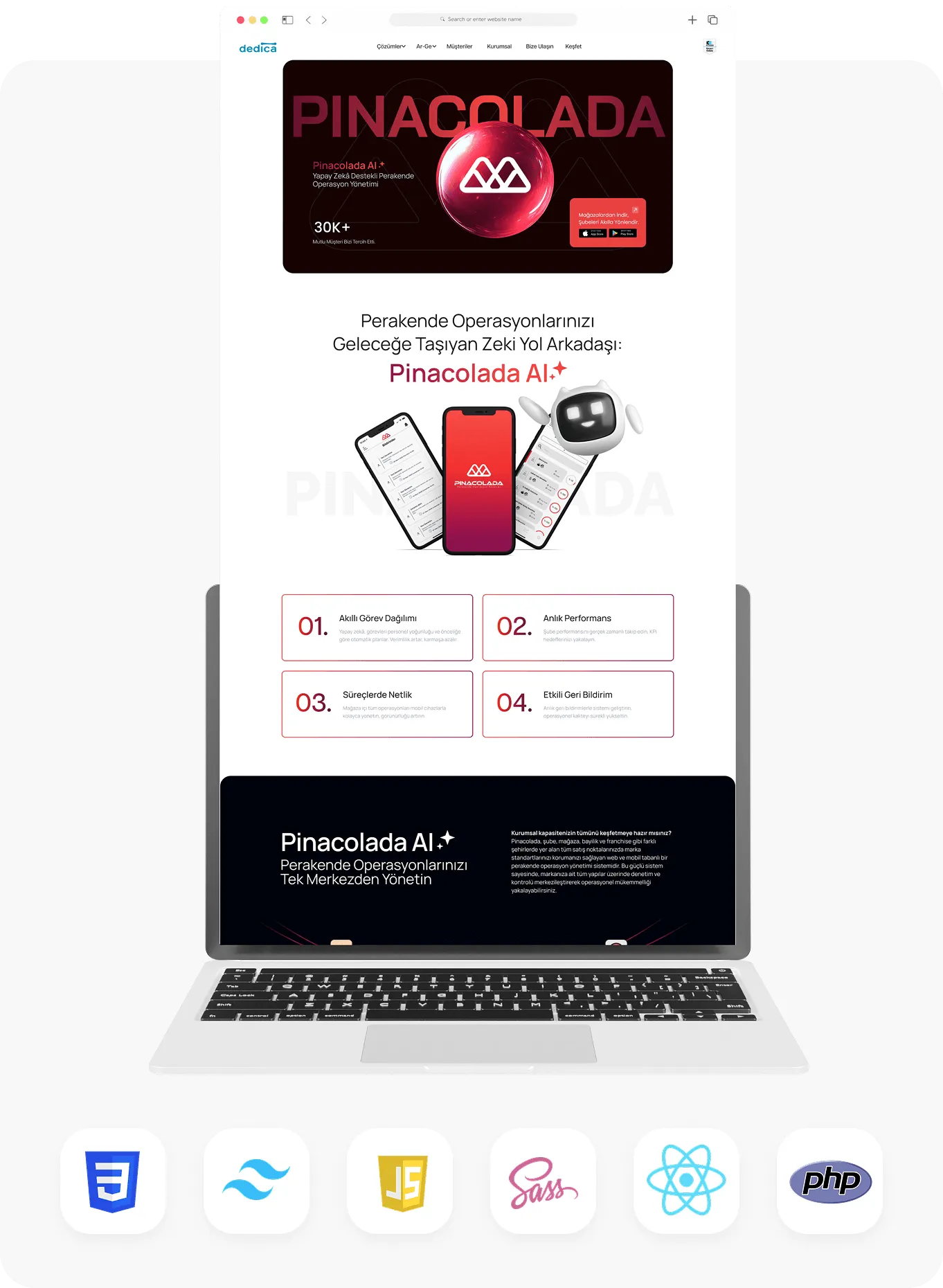 Web Sitesi Geliştirme Görseli